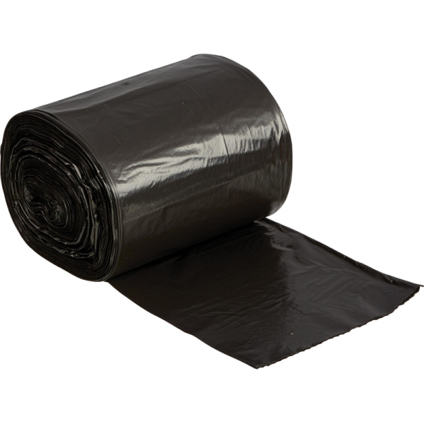 Мешки для мусора ПВД 60л 30мкм 50шт/рул черные 60x90см Amigo