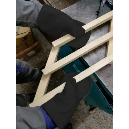 Рукавицы хб утепленные 5пар/уп цвет в ассортименте