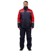 Куртка рабочая зимняя утепленная муж з38-КУ т.син/красн (р.52-54) 170-176