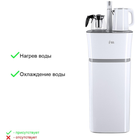 Кулер Ecotronic TB11-LE white напольный с чайным столиком