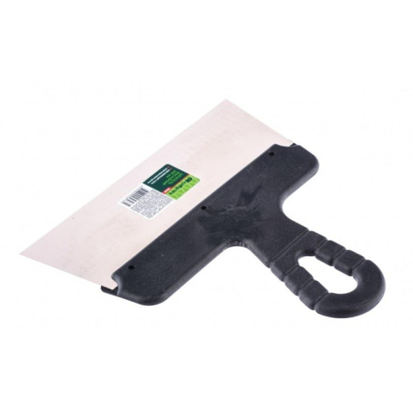 Шпатель СИБРТЕХ нерж.сталь 200мм, пластм.ручка (85438)