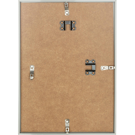 Рамка А4(21х30)ATTACHE серебряная, пластиковый баг