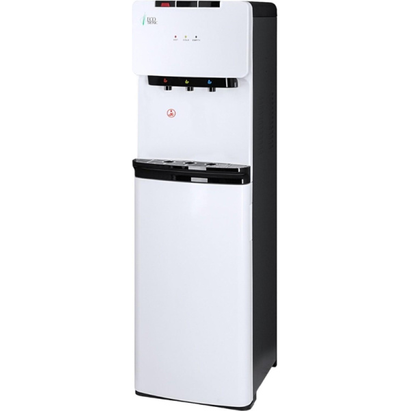 Кулер Ecotronic K41-LXE  white-black с нижн загрузкой бутыли и электр охлаж