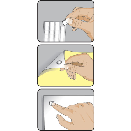 Клейкая лента -масса KORES Gum Fix удаляемая 84 шт/уп 31600