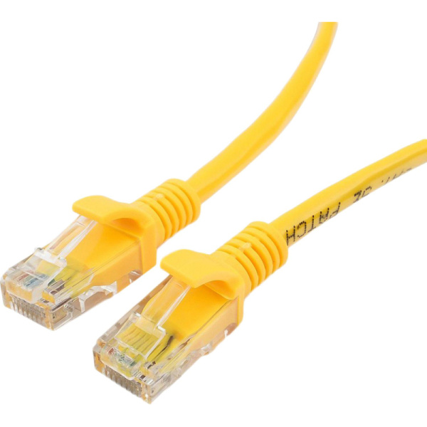Патч-корд UTP Cablexpert PP12-20M/Y кат.5e, 20м, жёлтый