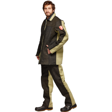 Костюм сварщика брезент+спилок кур/брюки (модель КС09) (р.60-62) 170-176