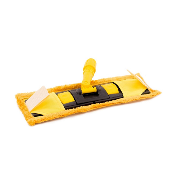 Держатель МОПа универс. пластик 40х11см т.серый/желтый NPK195