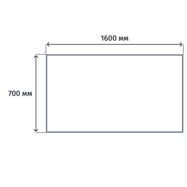 Стол MS_Агат прямой АСС-2 серый