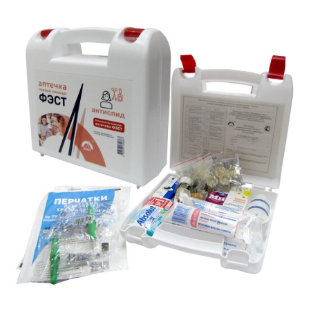 Аптечка первой помощи АнтиСПИД ФЭСТ (постановление №59) (полистирол)