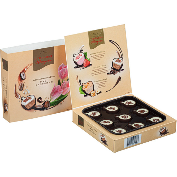 Конфеты Столичные штучки Мусс Капучино, 104г