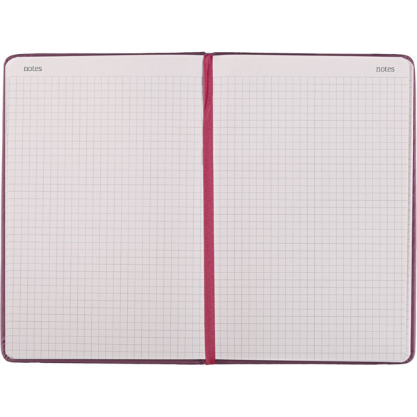 Блокнот А5 100 Л MEGAPOLIS VELVET НА РЕЗИНКЕ (БОРДОВЫЙ) 3-525/05