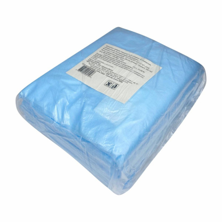 Халат хирург. н/с, рук.манжет, дл.140 см,пл.25,р.48-54,голуб.,5шт/уп,5118/5