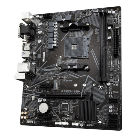 Материнская плата Gigabyte A520M S2H AM4 AMD 2xDDR4 mATX RTL