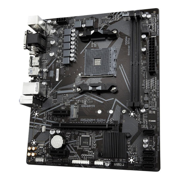 Материнская плата Gigabyte A520M S2H AM4 AMD 2xDDR4 mATX RTL