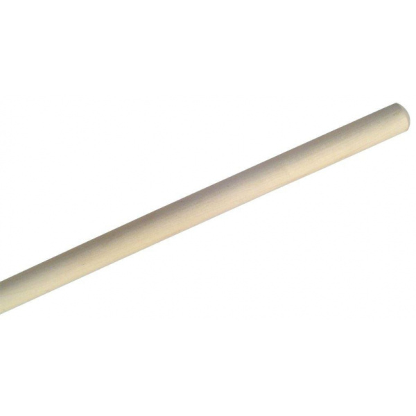 Рукоятка деревянная ЛЮКС 120см d.22мм с резьбой 9650