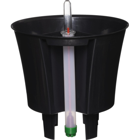 Горшок цветочный с автополивом КОМФОРТ 3,5л оливковый ПИ-25-6ТХ