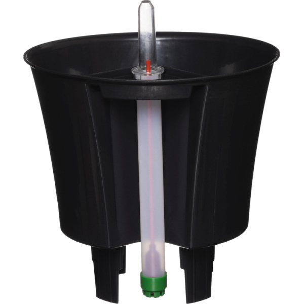 Горшок цветочный с автополивом КОМФОРТ 3,5л оливковый ПИ-25-6ТХ