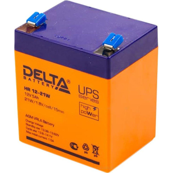 Батарея для ИБП Delta HR 12-21W (12V/5Ah)_D_K