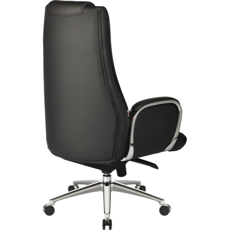 Кресло BN_Jl_Руководителя Echair-518 ML кожа черная, хром