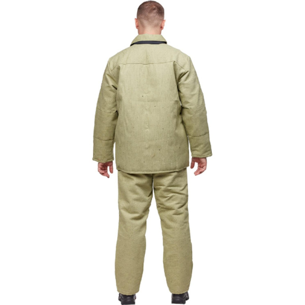 Костюм сварщика брезентовый утепл. кур/бр (модель КС02ПР) (60-62) 182-188