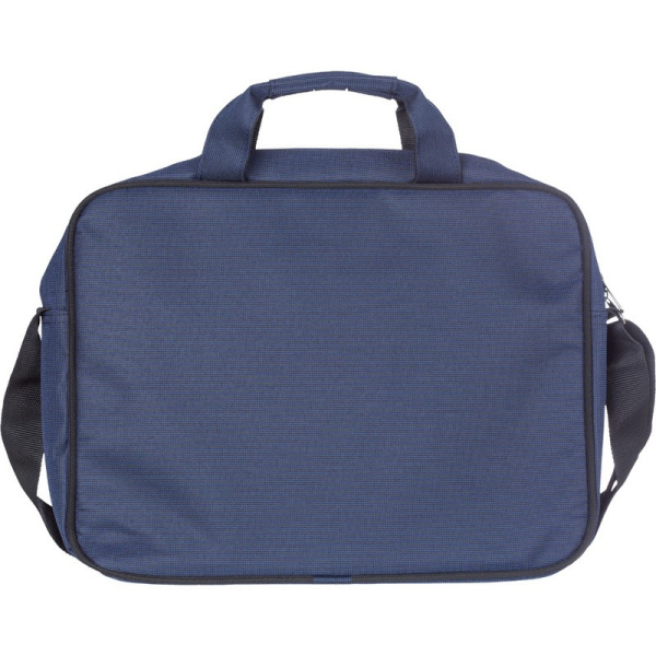 Сумка для документов полиэстр 400х300х80мм мод. 650 (синяя)