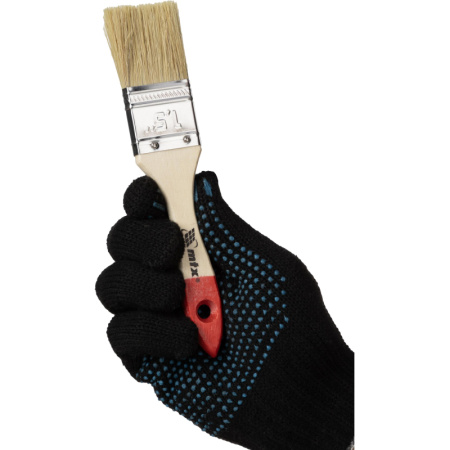 Кисть плоская натуральная щетина 38 мм MTX 82525