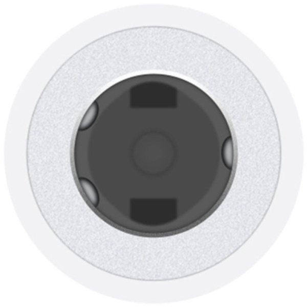 Адаптер Apple USB-C - 3.5 mm Headphone Jack Adapter, бел, MU7E2ZM/A