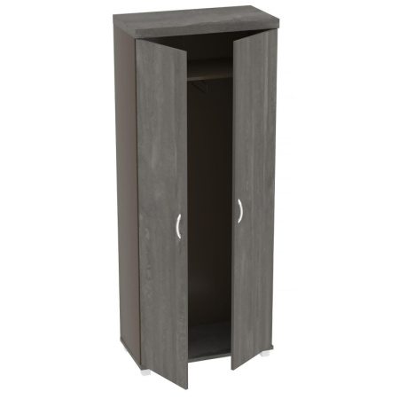 Шкаф Д_ EASY Director д/одежды1 ДСП мел. бронз.век/желез.кам 005.705