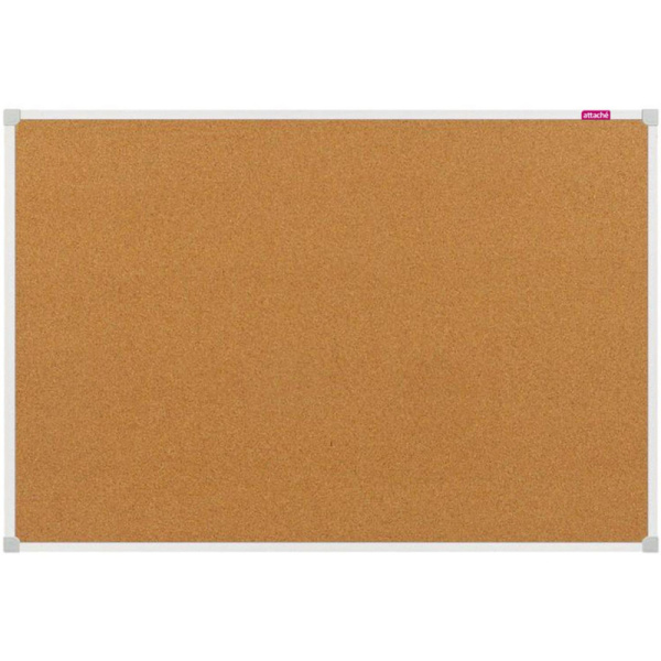Доска пробковая 90х120 алюмин. рама ATTACHE