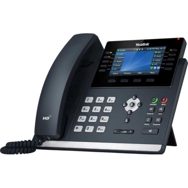 Ip-телефон Yealink SIP-T46U,2 порта USB, 16 аккаунтов,BLF,PoE,GigE,без БП