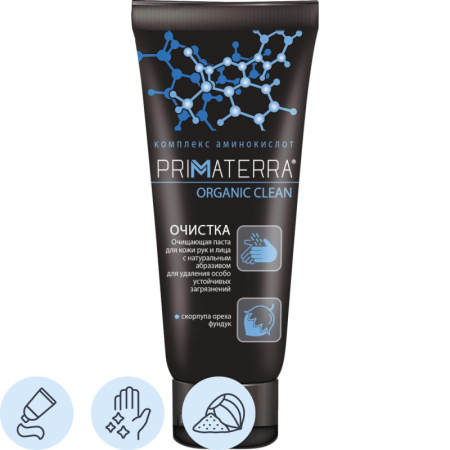 Паста очищающая Primaterra ORGANIC CLEAN с натур абраз 200мл