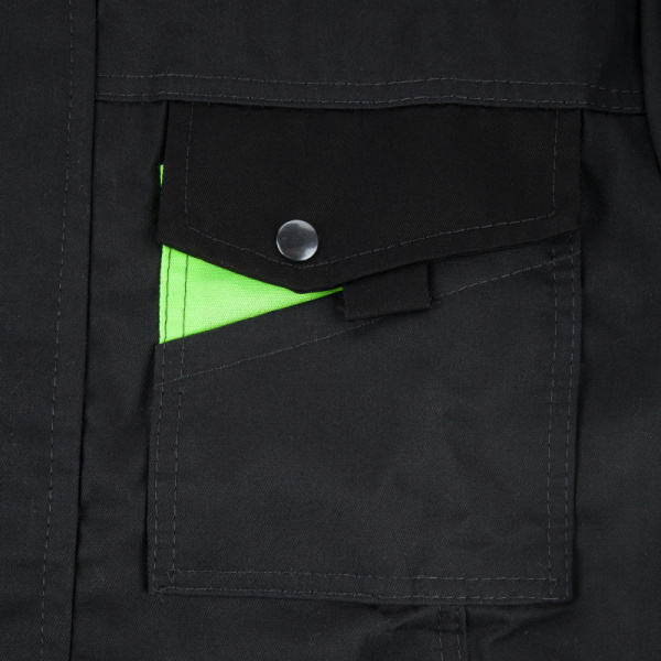 Куртка рабочая летняя муж. л27-КУ т.сер/черн 56-58/182-188