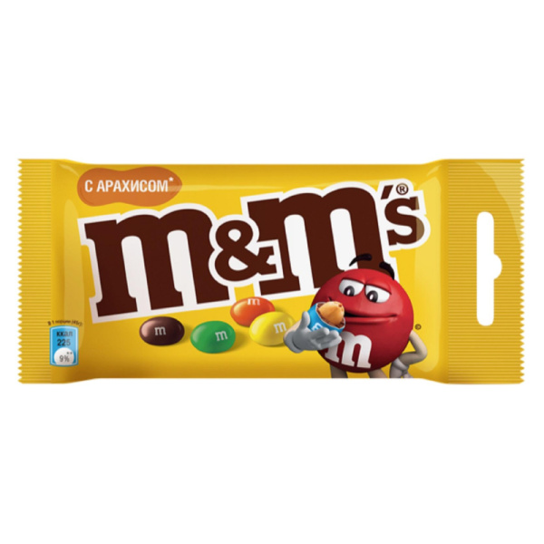 Драже M&M`s с арахисом 45г