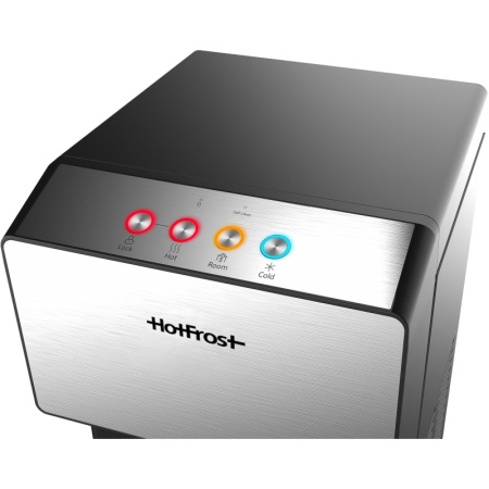 Кулер для воды HotFrost V450ASM, 650Вт, бак холод. 3.6л,горяч. 1л, (серебр)