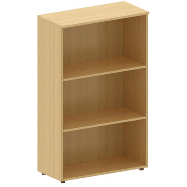 Стеллаж MON_Канц открытый низкий ШК39.10 700x330x1130 бук невский