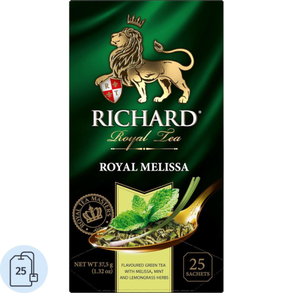 Чай Richard Royal Melissa зелен., 25 пак