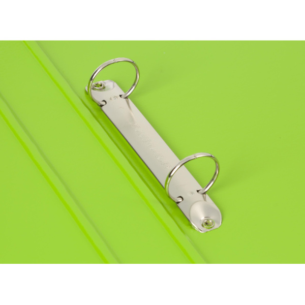 Папка на 2-х кольцах 35мм  лайм , Россия