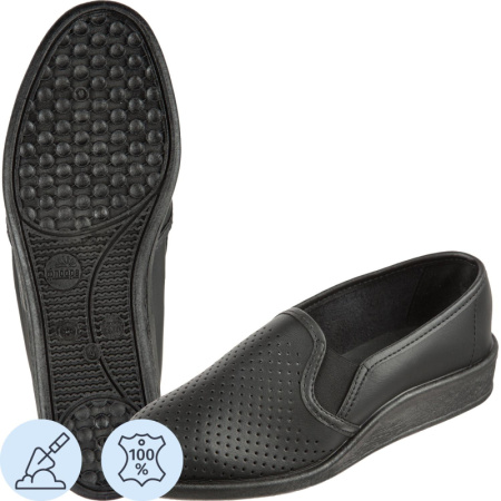 Туфли Таня жен.нат.кожа черные(р.35)(230) (55-01/55110105)