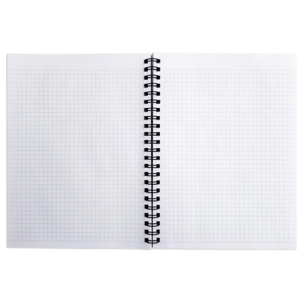 Тетрадь общая BeSmart А5 120л. клетка спираль мягк пер. Storm волнаN1931