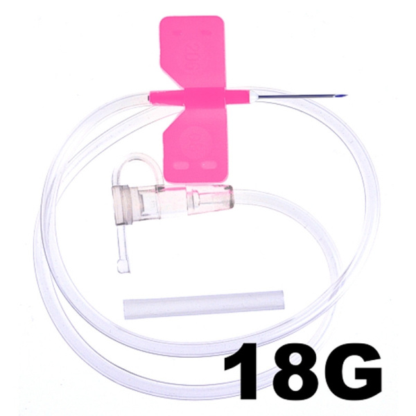 Игла-бабочка Устройство для вливания в малые вены  18G SFM 100шт./уп