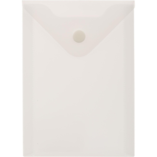 Папка-конверт на кнопке А6105x148мм, 180 мкм,Attache  ассорти, 10шт.уп