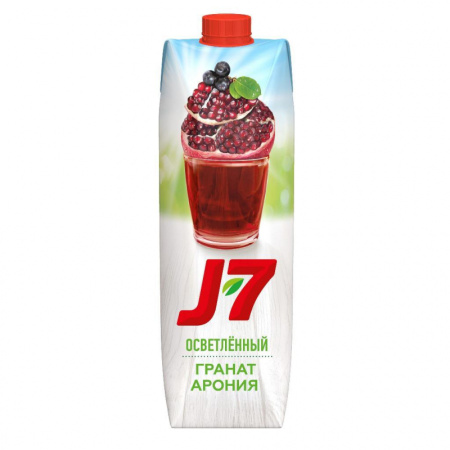 Нектар J-7 Гранат,Черноплодная рябина осветленный, 0.97л