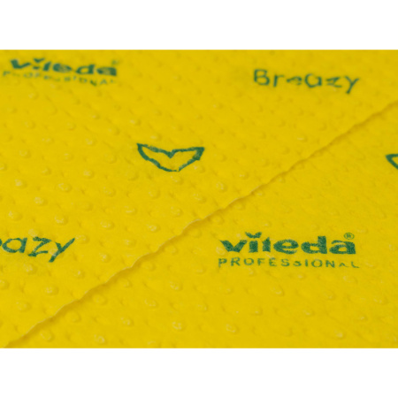 Салфетки хозяйственные Vileda Бризи 36х35см желтые 25шт/уп 161618