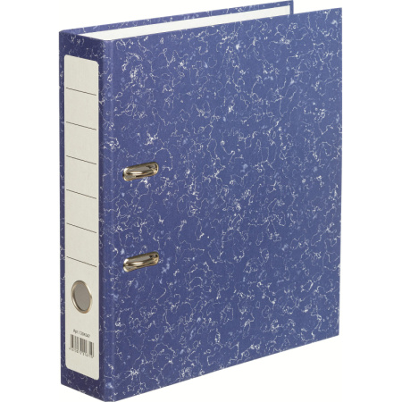 Папка-регистратор AttacheEconomy без мет.уголка_бюджет 75мм ч/б,син,бум/бум