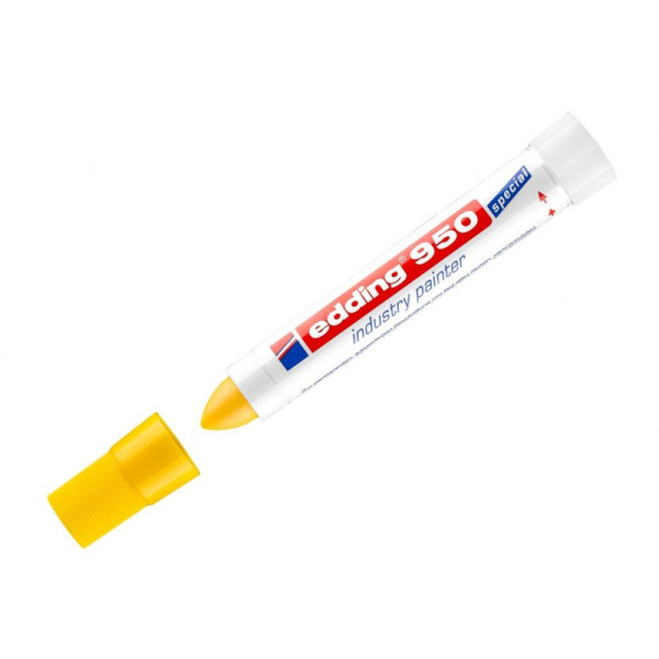 Маркер для промышленной графики EDDING 950 желтый 10 мм, блистер