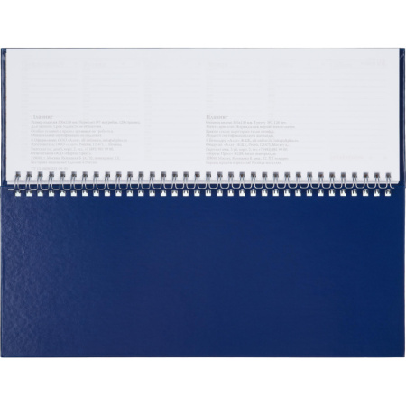 Планинг недатированный синий,305х130, 64 л.,Ideal 3-457/05