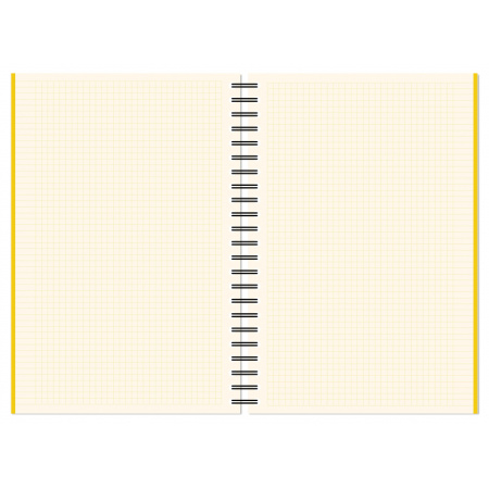 Бизнес-тетрадь А4,150л,кл,плас.спир.Attache Selection SPRING BOOK жел 84232