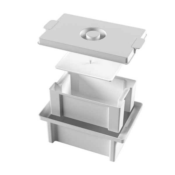 Емкость-контейнер полимерный для дезинфекции ЕДПО-10 (10л.) 2шт./уп, 409