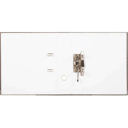 Папка-регистратор мрамор ,80 мм Элементари , мет уголк.,бум./бум.,черн