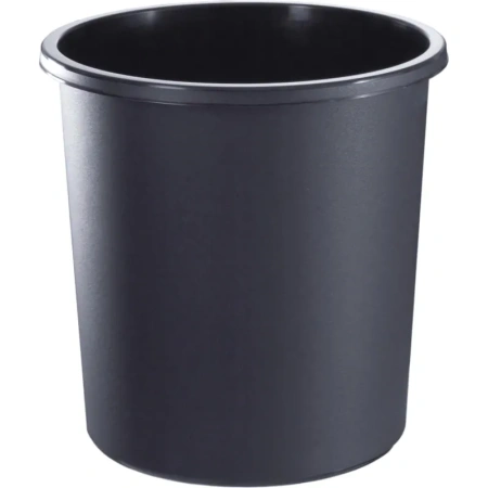 Корзина офисная 18л пластик, черная КР41